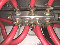 Red door gel crew protection system distribution manifold