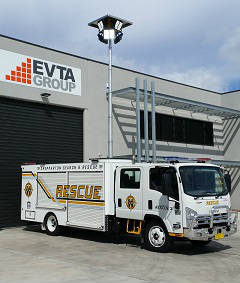 Fireco Telescopic 'Partner' Masts Without Locking Collars